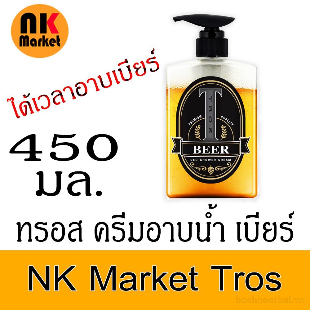 Sữa tắm dành cho nam TROS Beer Deo Shower Cel Thái Lan