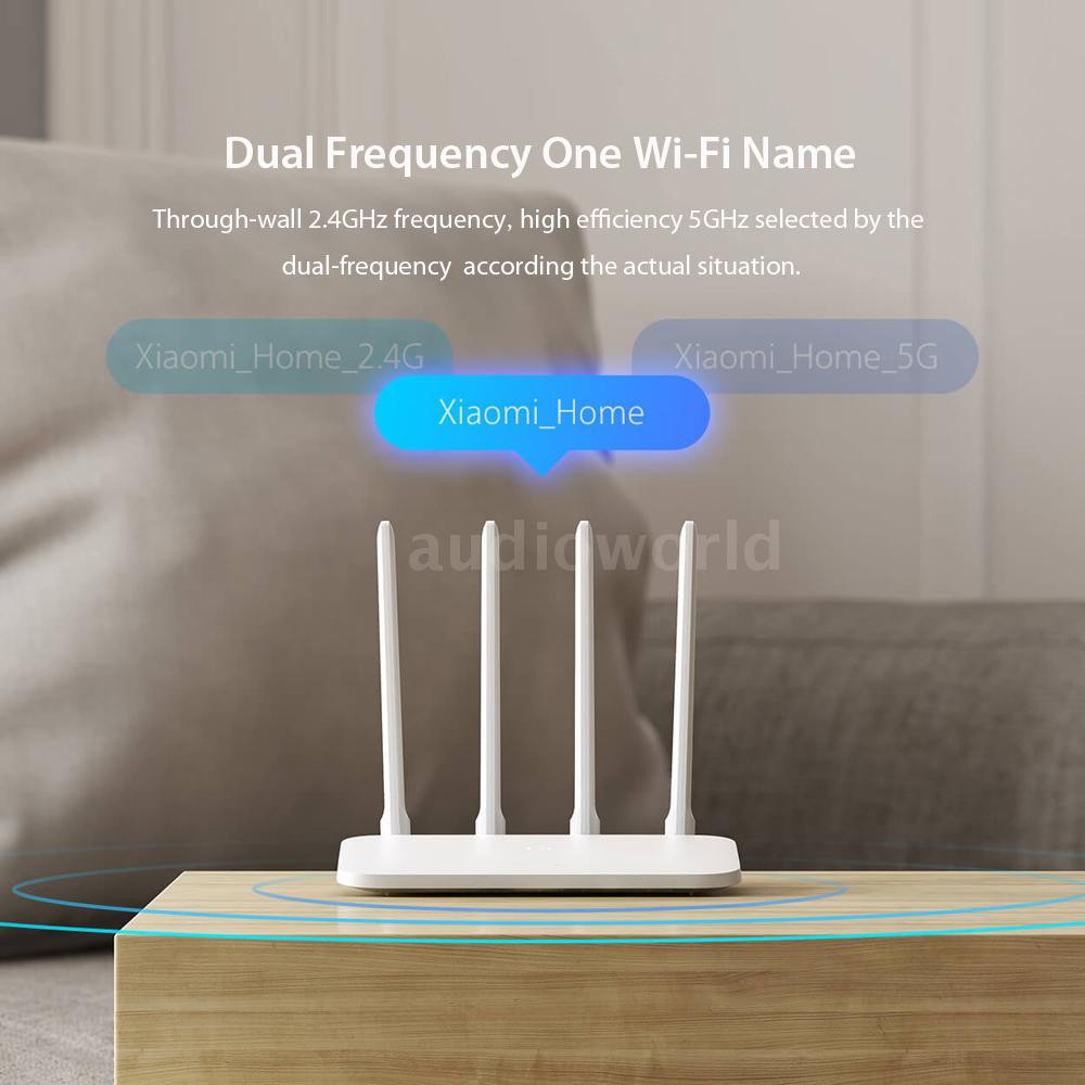 AIDO♦Xiaomi Mi Router 4A Gigabit Version 2.4GHz 5GHz WiFi 1167Mbps WiFi Repeater 128MB DDR3 High Gai