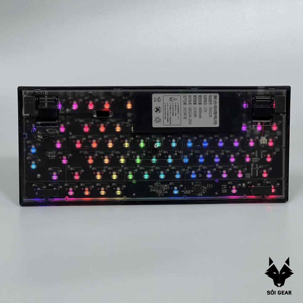 Bàn phím cơ không dây Keydous NJ80 - AP Version - HOTSWAP Led RGB | Type C | Bluetooth 5.0 | Wireless 2.4G