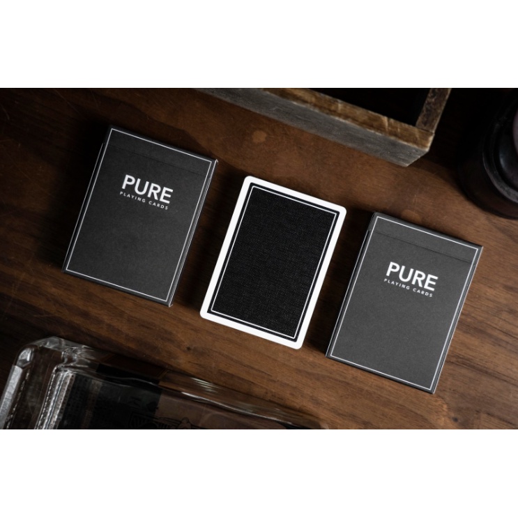 Bộ bài tây PURE Black Mark Playing Cards - có thể nhìn xuyên