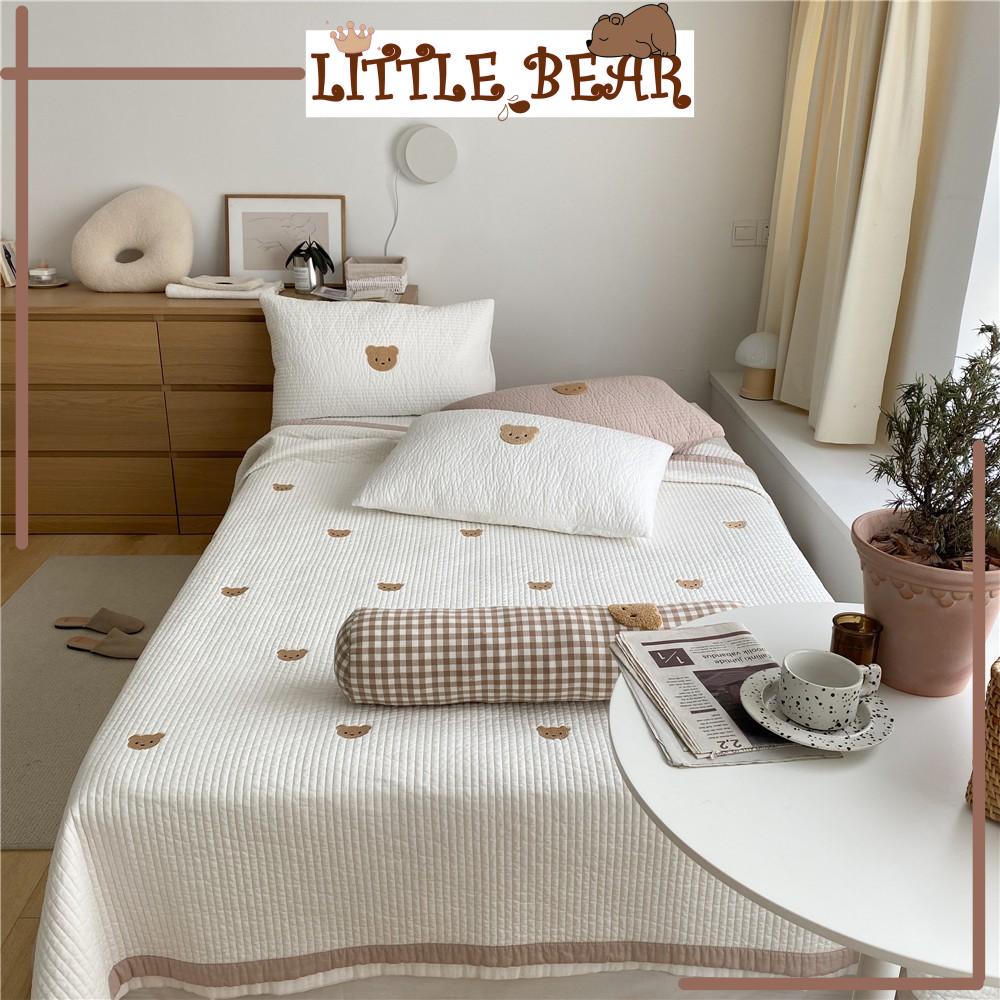 Gối ôm cho bé cotton cao cấp phong cách hàn quốc- Little Bear