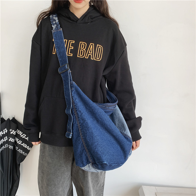 Túi Đeo Vai Nữ Vải Canvas Phong Cách Hàn Quốc Thời Trang