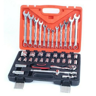 Bộ dụng cụ tiện ích 37 chi tiết 1/2 inch, thép cao cấp sửa oto -xe máy