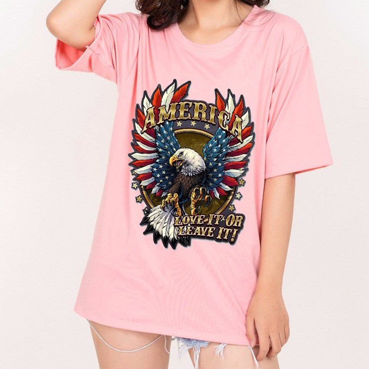 Áo Thun Tay Lỡ 🔥FREESHIP🔥Áo Thun Nam Nữ UNISEX Đại Bàng American | BigBuy360 - bigbuy360.vn