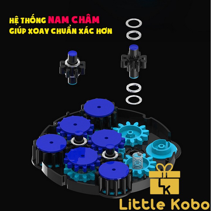 Rubik Clock ShengShou Magnetic Clock Rubic Biến Thể SengSo Có Nam Châm