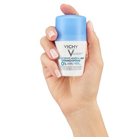 Vichy Déodorant Mineral 48h - Lăn Khử Mùi Không Cồn 50ml