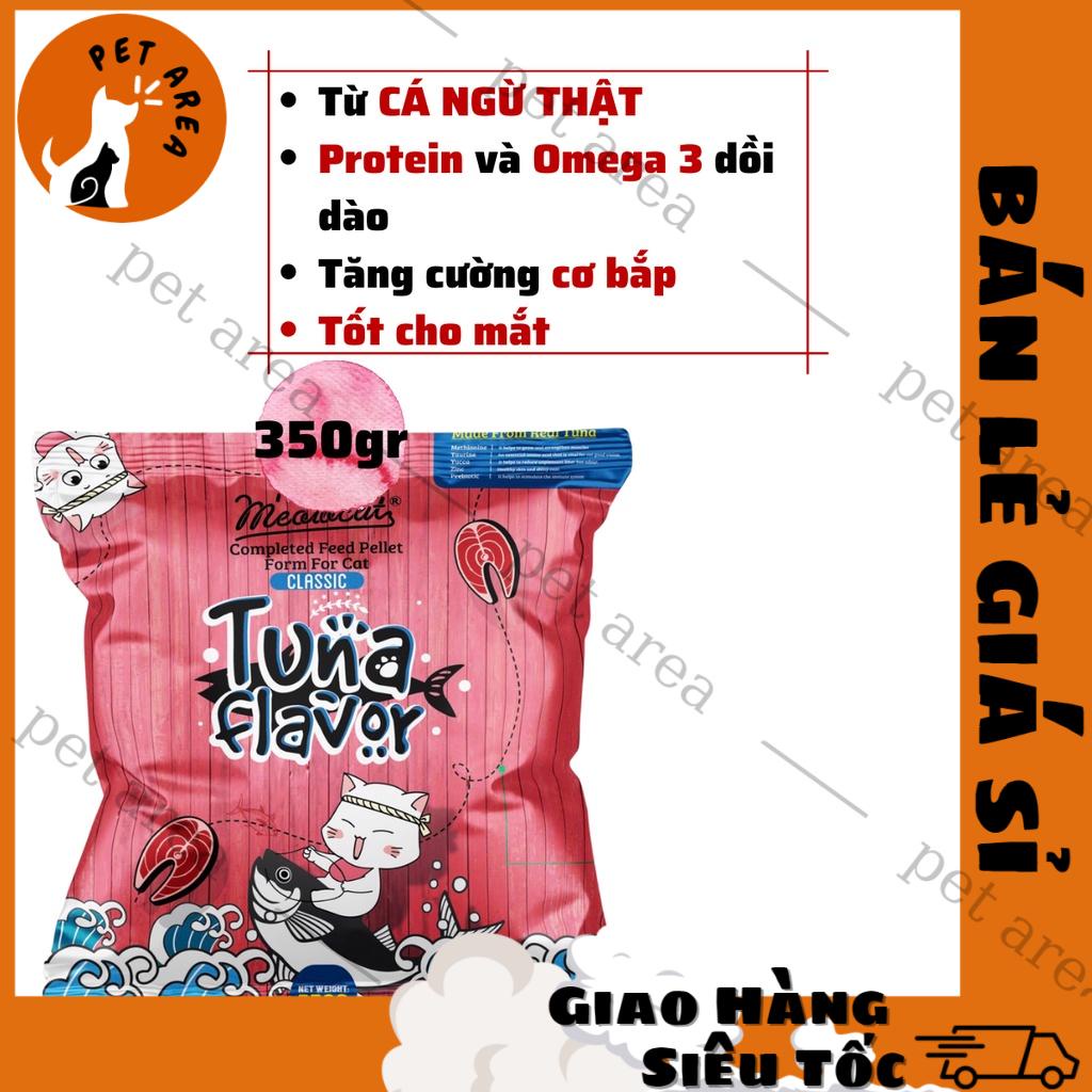 [Siêu Rẻ][Date xa]Hạt Cho Mèo Meowcat Adult Gói 350g Mọi Lứa Tuổi