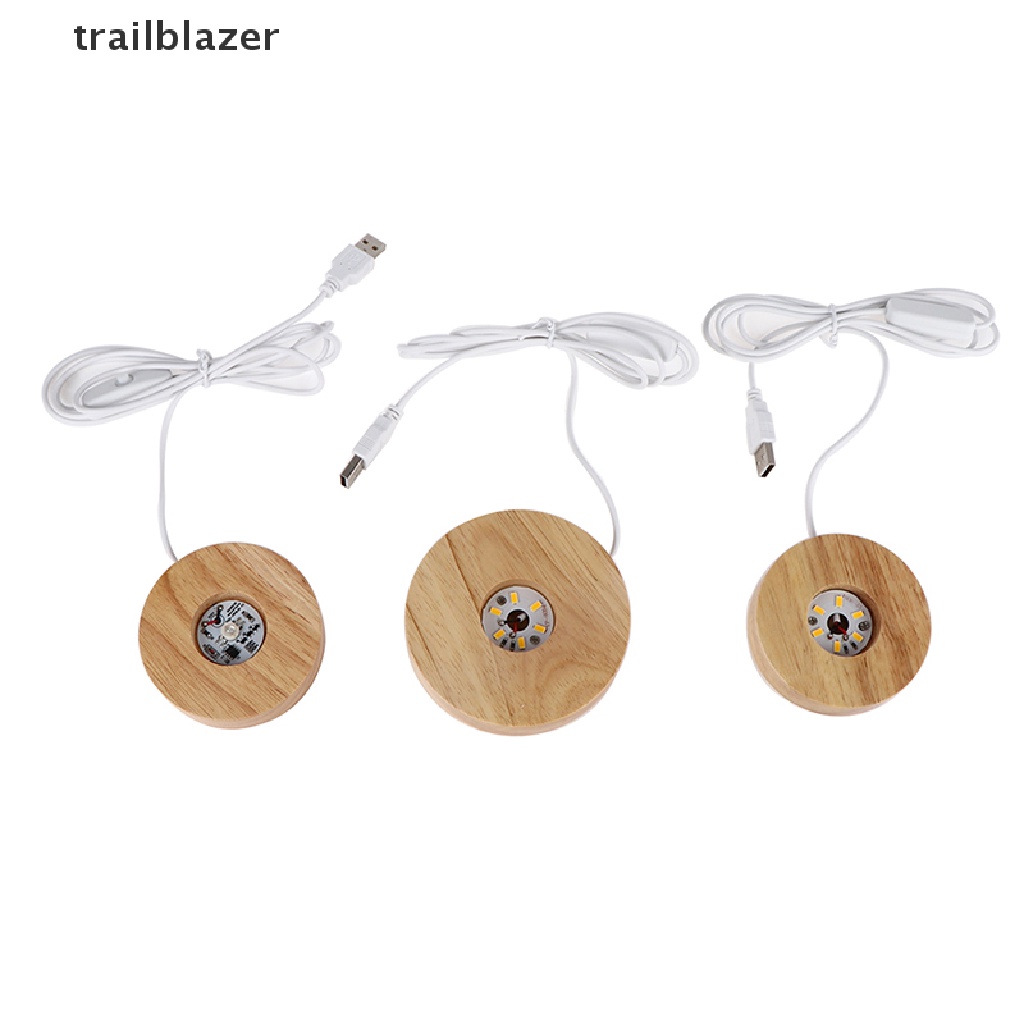 Đế Đèn LED Bằng Gỗ Có Thể Sạc Lại Kèm Giá Đỡ Tiện Dụng