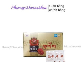 Trà nấm linh chi hàn quốc, giúp thanh nhiệt cơ thể và tăng cường sức khỏe