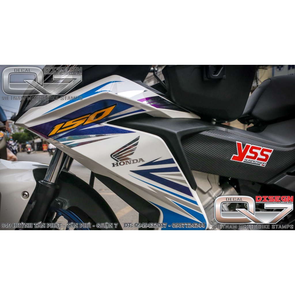 Tem Rời WINNER V1 ZIN XE TRẮNG