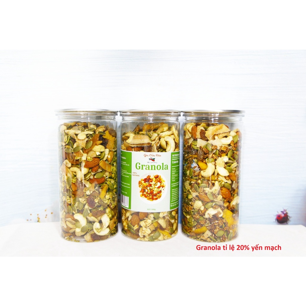Granola - Ngũ Cốc Ăn Kiêng Không Đường hộp 500g