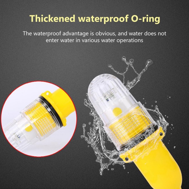 Đèn LED 3 Màu Sắc Có Báo Động 21cm/26cm Để Câu Cá Dưới Nước