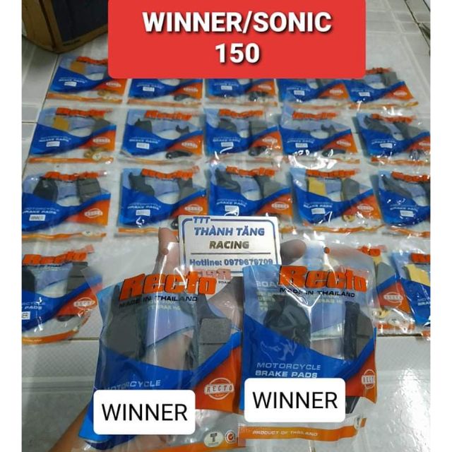 Bố thắng đĩa trước+sau WINNER/WINNER X/SONIC 150 CHÍNH HÃNG