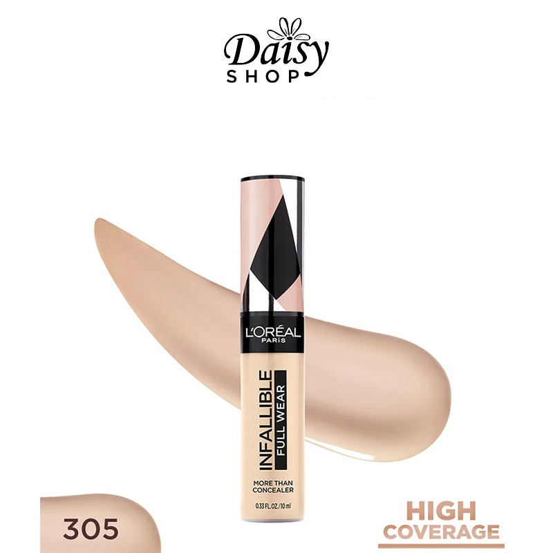 Kem Che Khuyết Điểm L'Oreal Infallible Full Wear More Than Concealer Màu Sáng Hồng 305 Ivory 10Ml 10Ml