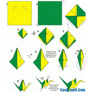 1 GÓI GIẤY GẬP HẠC (500 TỜ)