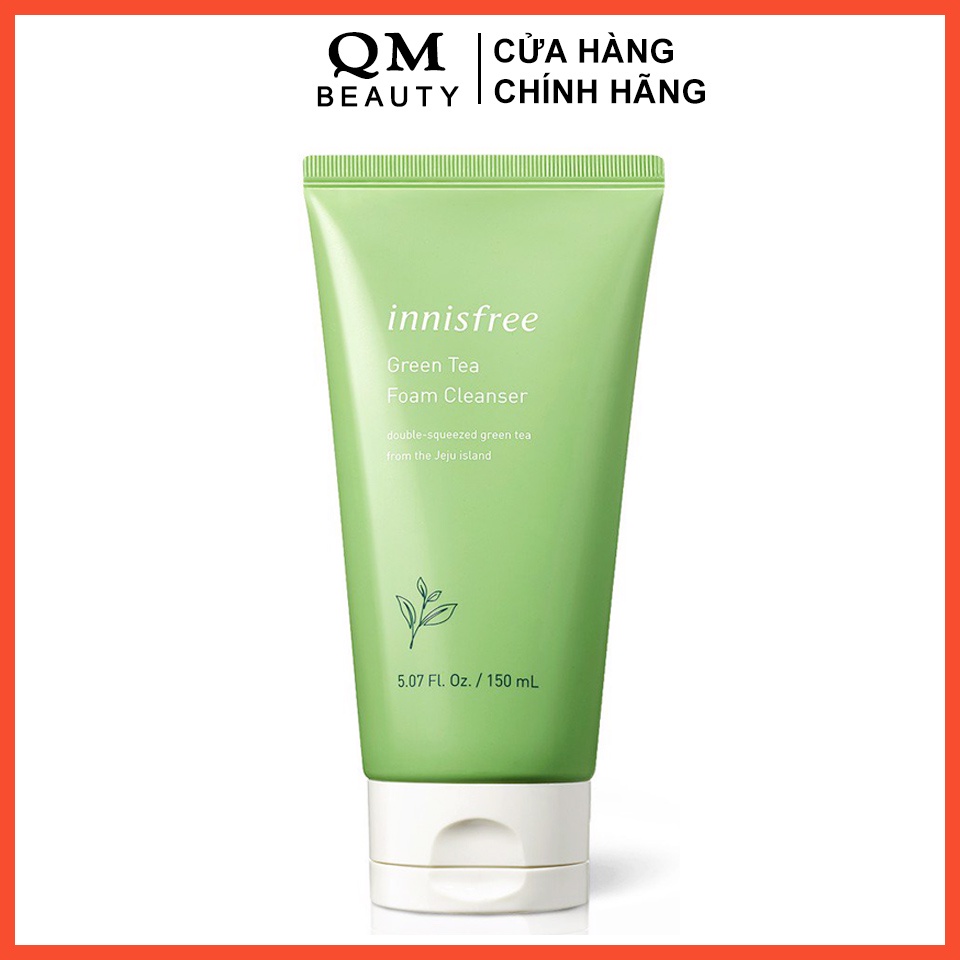 Sữa rửa mặt trà xanh Innisfree Green Tea Pure Cleansing Foam 150ml Hàn Quốc