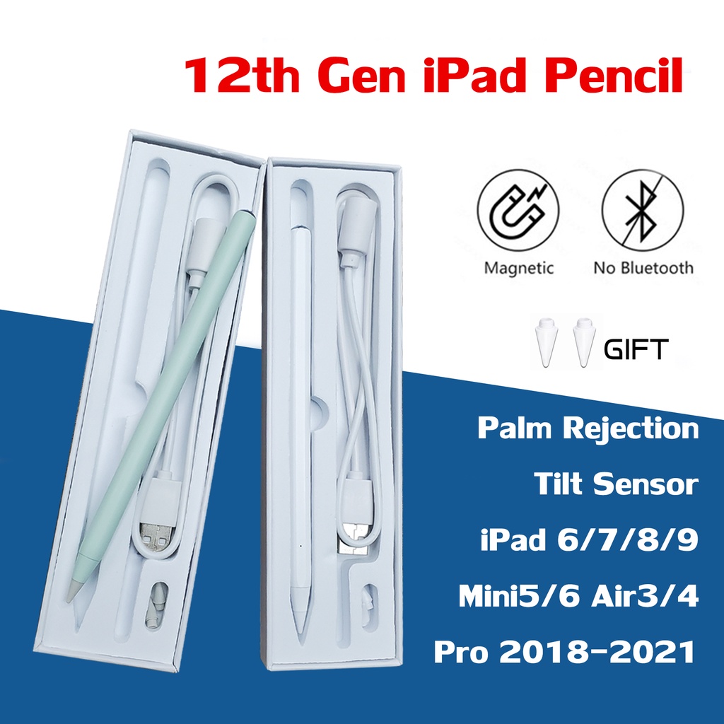 Bút cảm ứng 2021 thích hợp cho Ipad 9 Mini 6 2021 iPad Pro 2021 10.2  2020/ 2019 /2018 / Air 3