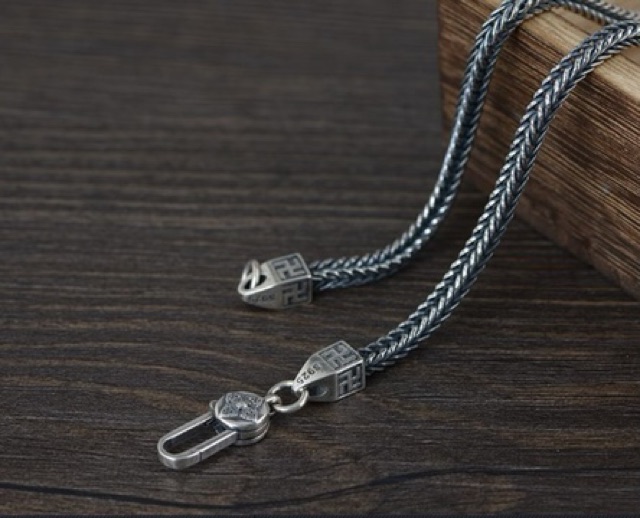 Dây Chuyền bạc thái chữ vạn - VC120