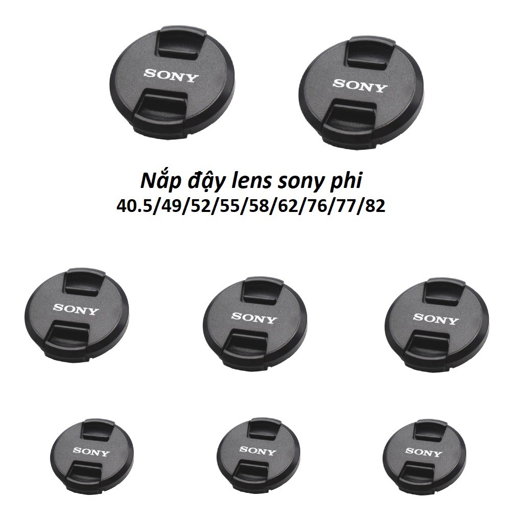 Nắp đậy lens sony đủ kích cỡ