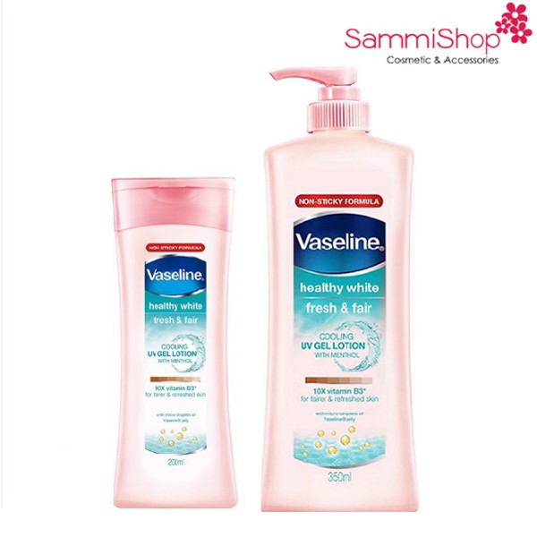 [Mã SKAMA8 giảm 8% đơn 300K] Sữa dưỡng thể Vaseline Healthy Bright Fresh & Bright Cooling UV Niacinamide Lotion