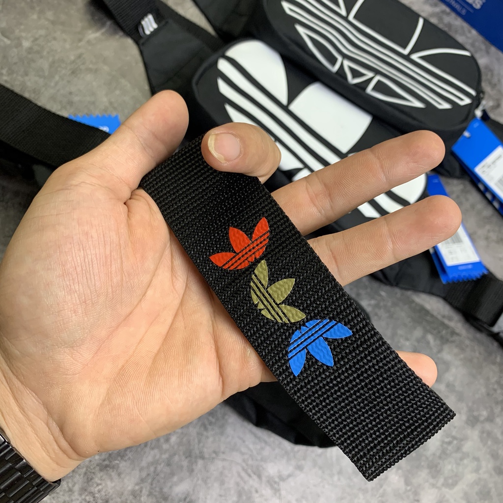⚡️  Túi bao tử Adidas ORIGINALS ESSENTIAL CROSSBODY BAG - BACK DV2400  - CAM KẾT CHẤT LƯỢNG NHẤT