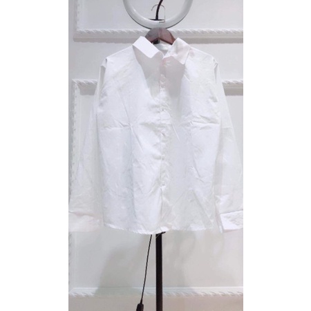 áo sơ mi trắng học sinh.( đen,trắng,)hs