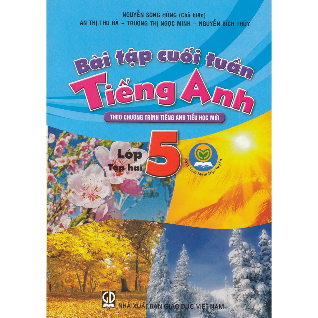 Sách - Combo Bài Tập Cuối Tuần Tiếng Anh Lớp 5 (Tập 1 + Tập 2)
