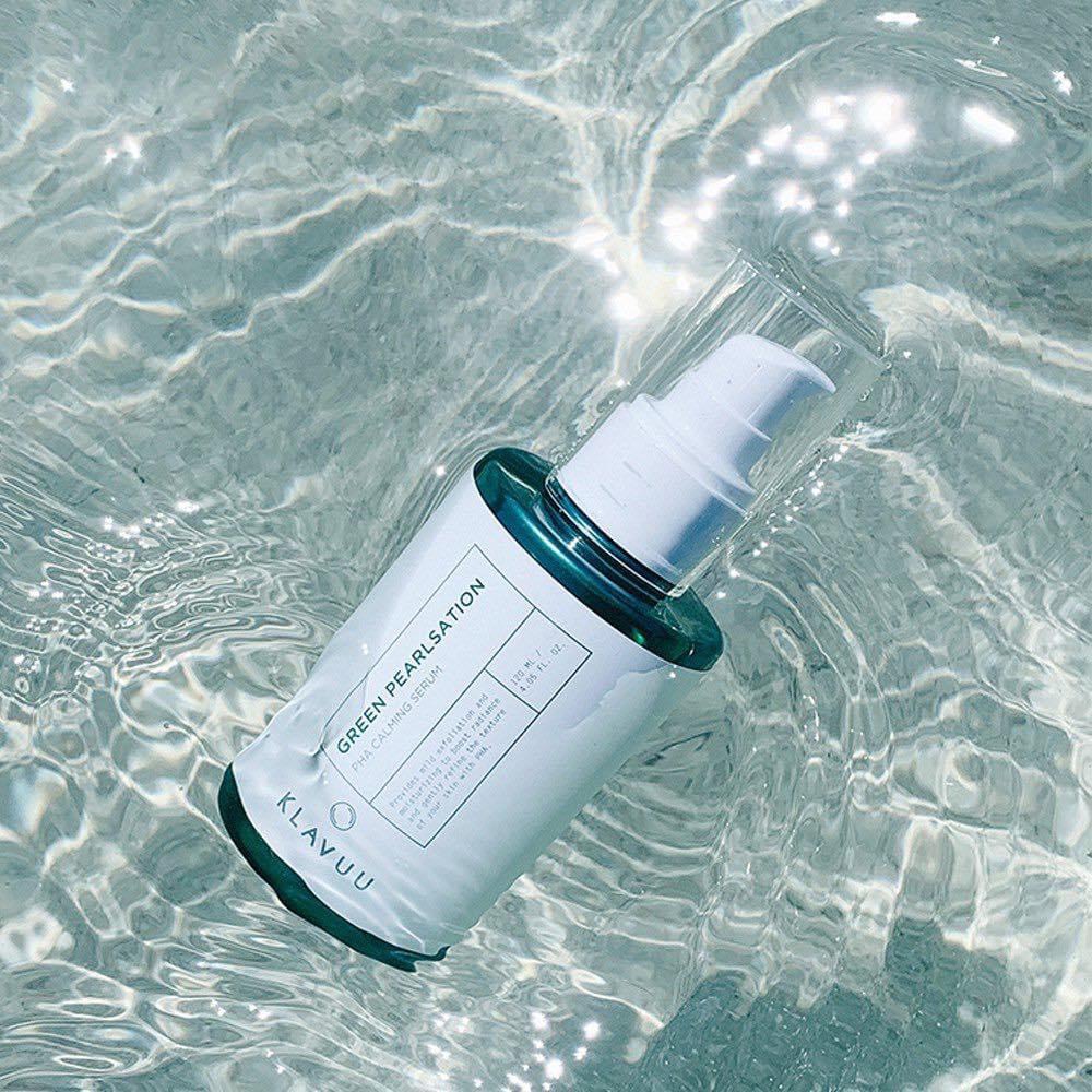 Tinh chất cho da mụn Klavuu Green Pearlsation PHA Calming Serum 120ML