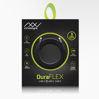 Cáp Innostyle DuraFlex USB-C to USB-C 1.5m