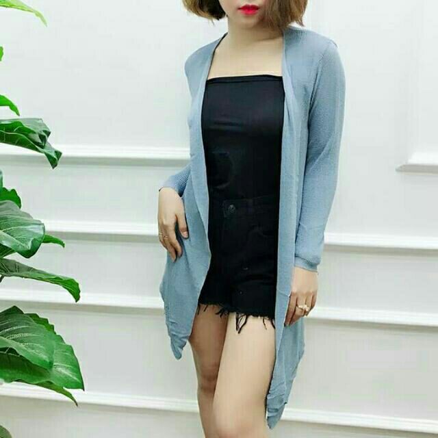 Áo khoác cardigan len mỏng siêu xinh