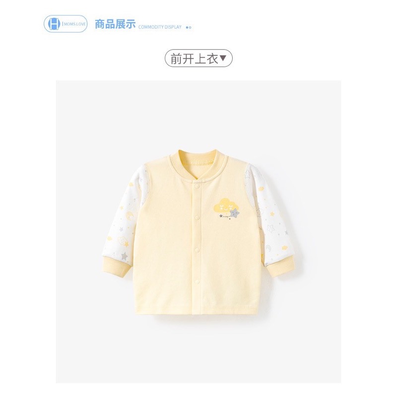 Xả Kho Bộ Mặc Nhà Cúc Giữa Hàng Quảng Châu Cho Bé Trai Và Bé Gái Từ 7kg Đến 18kg