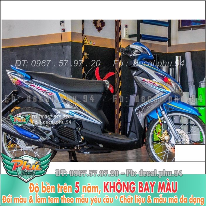 Tem rời Luvias bạc xanh đẹp (H) -1