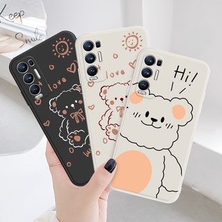 Ốp Điện Thoại Mềm Hình Gấu Dễ Thương Cho OPPO A53 A92 A5 A15 A5S A3S A16 A9 A37 F11 A12 A71 A15S A57 A7 A71