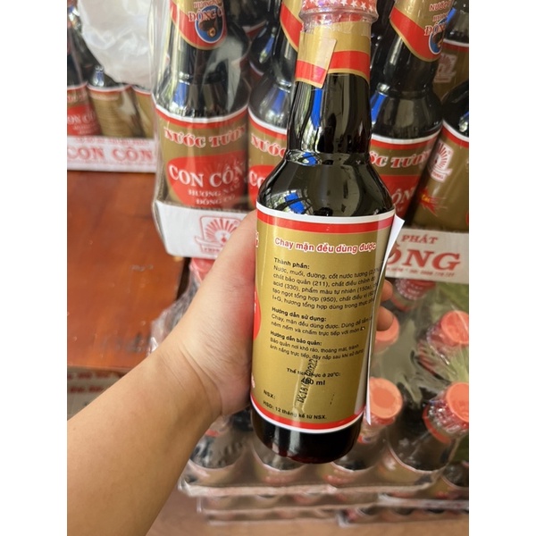 Nước Tương Hương Nấm Đông Cô chai nhựa 480ml