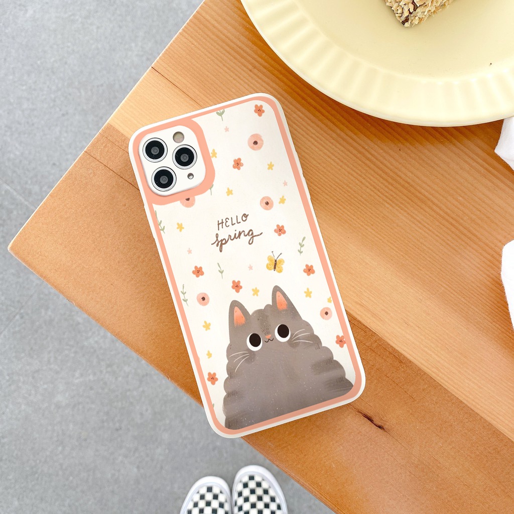 ỐP LƯNG IPHONE Mèo Ngây Ngô ngầu ốp iphone 12 pro/13pro/13promax/7/7+/8/8+/X/XS/XSM/11/11PMROMAX tr307