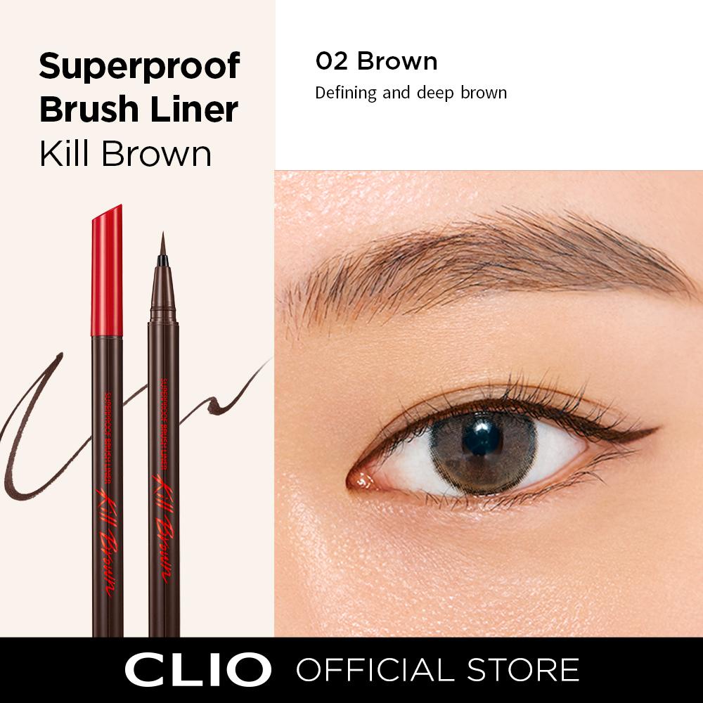 Bút Kẻ Viền Mắt Chống Trôi Clio Superproof Brush Liner 0.55ml