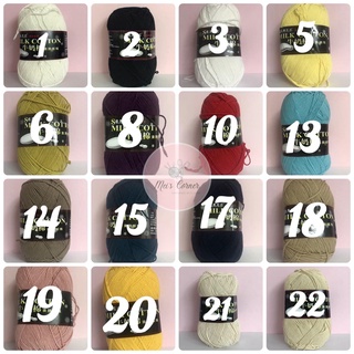 Len milk cotton loại 1 (125g) (Bảng 1) (Mã 01-40)