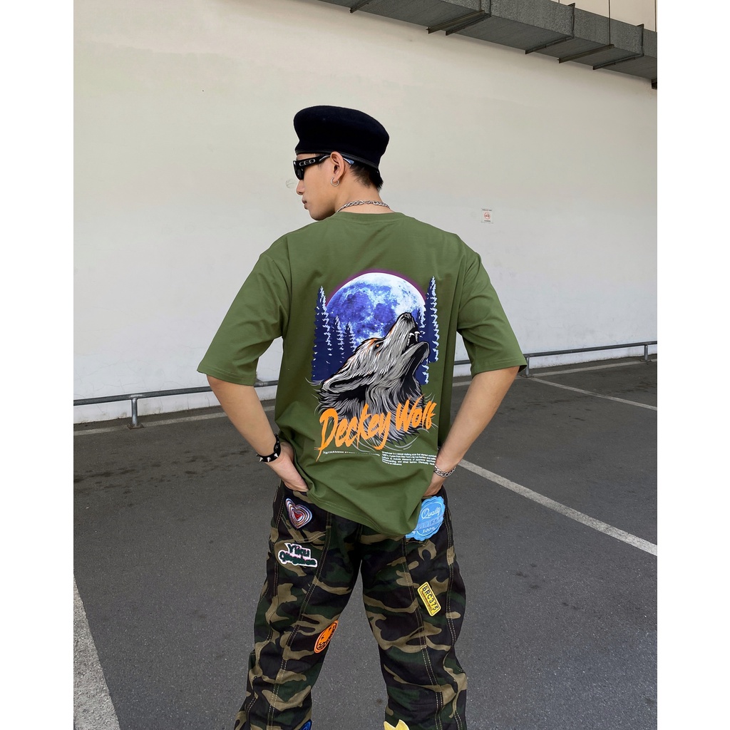 Áo Thun Cotton Unisex Nam Nữ Form Rộng Local Brand DECKEY WOLF