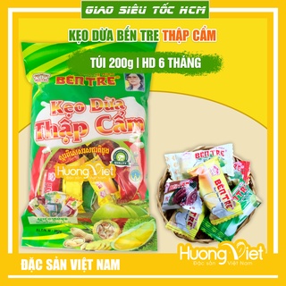 Kẹo dừa BẾN TRE thập cẩm nhiều vị túi 200g, đặc sản kẹo Việt Nam, bánh kẹo Việt