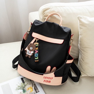 Bộ đồ mới vào mùa hè 2024 bộ đồ mới vào mùa hè 2024 balo vải oxford canvas cỡ lớn chống trộm thời trang cho nữ dễ phối đồ防盗双肩包女潮时尚百搭牛津布帆布旅行小背包大容量书包