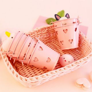 Xô trái tim đựng đồ mini size