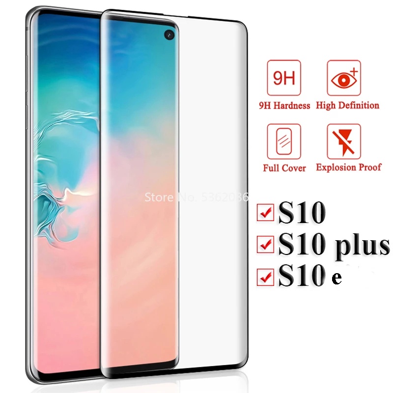 Kính Cường Lực 9D Bảo Vệ Toàn Màn Hình Cho Samsung Galaxy S8 S9 S10 S20 S21 S22 Fe Plus Note 8 9 10 20 Lite Pro Ultra