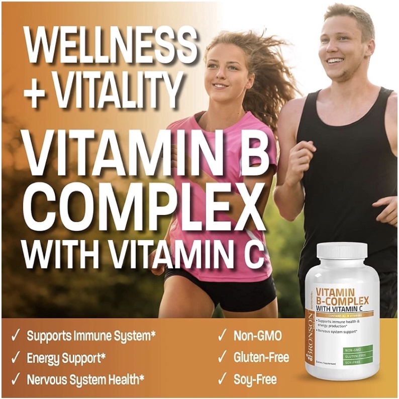 Bronson Vitamin B Complex - Viên uống tổng hợp Vitamin B 250viên USA
