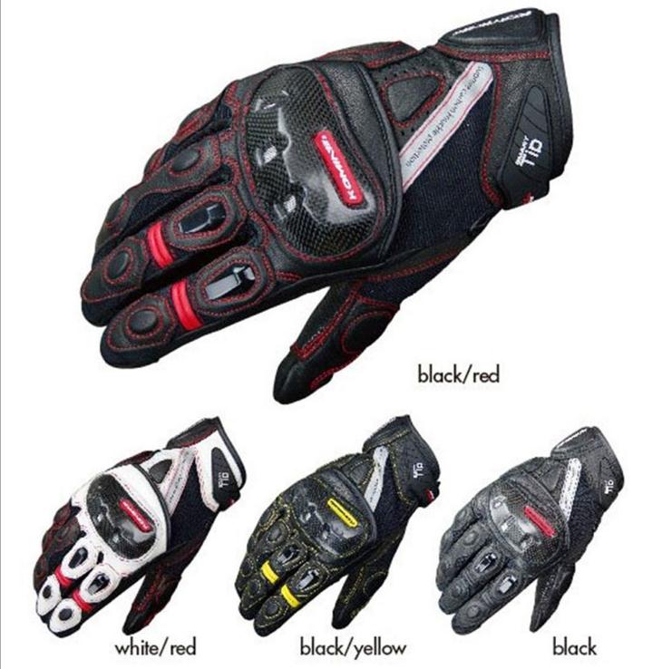 Ready Stock! Komine 160 Gloves Gk160 Motor Bike Motor Cycle Rider Bicycle Anti-drop Anti-skid Gloves Gloves Moto Speed Rider