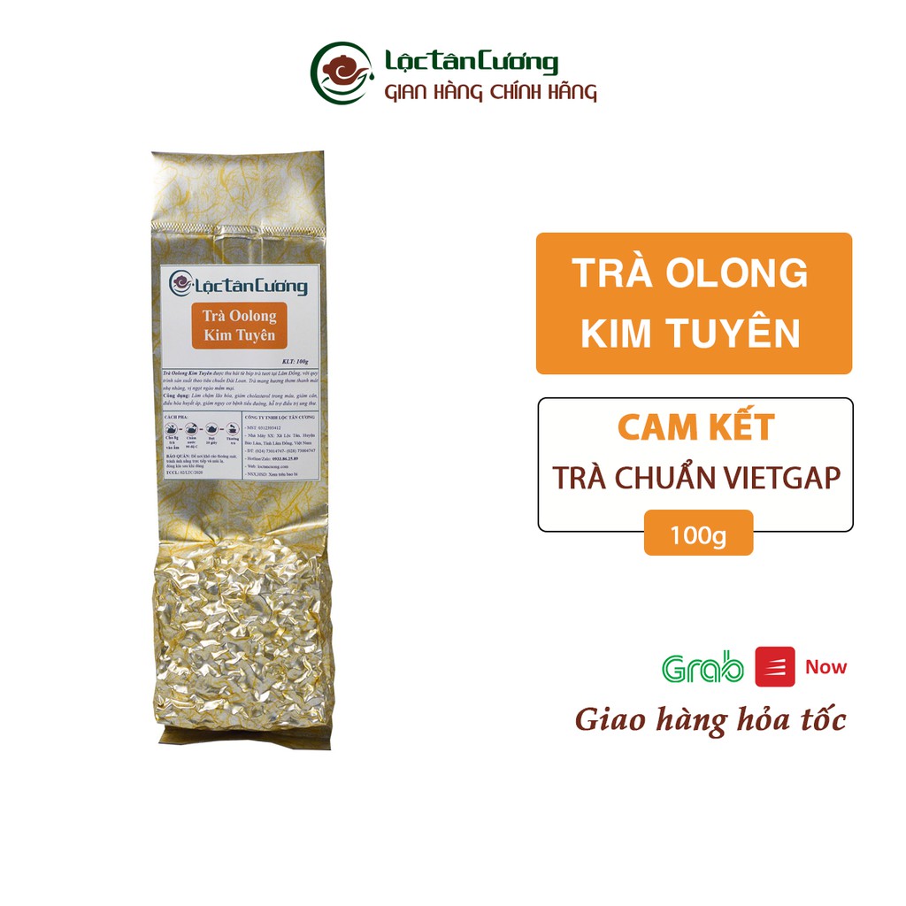 Trà Oolong Kim Tuyên Lộc Tân Cương Túi 100g