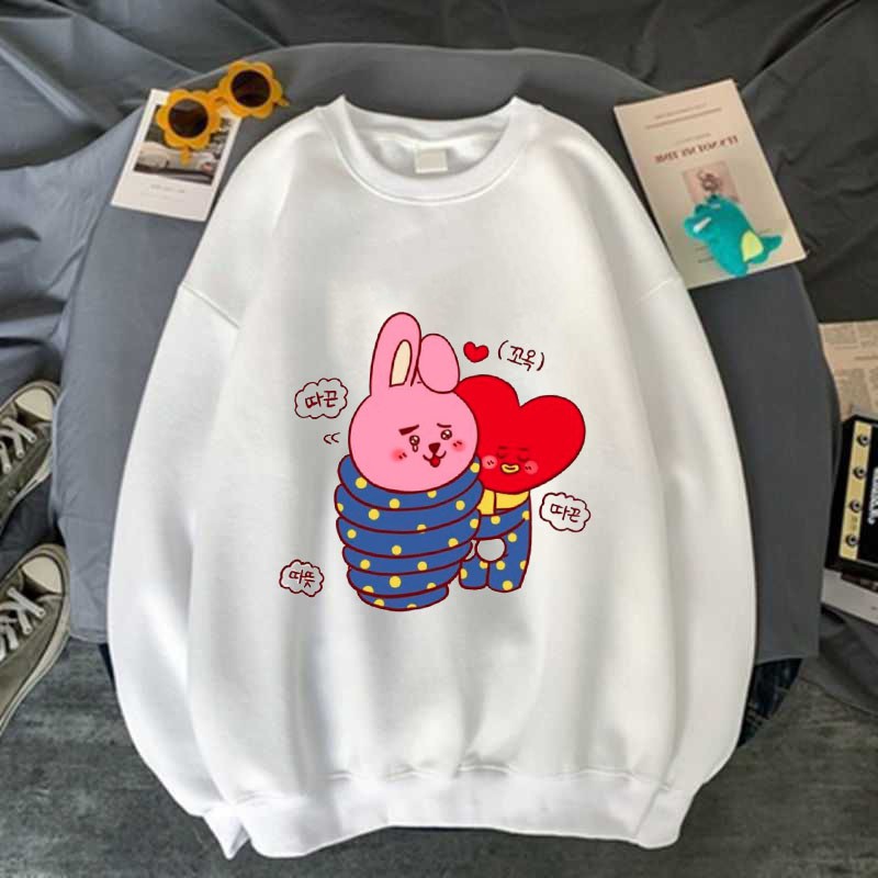Áo Nỉ Bo Tay Bo Gấu Thời Trang Thu Đông Nam Nữ Chất Vải Nỉ Mềm Mịn In 3D Chimmy Cheese Ball Mặc Đi Chơi Siêu Xinh