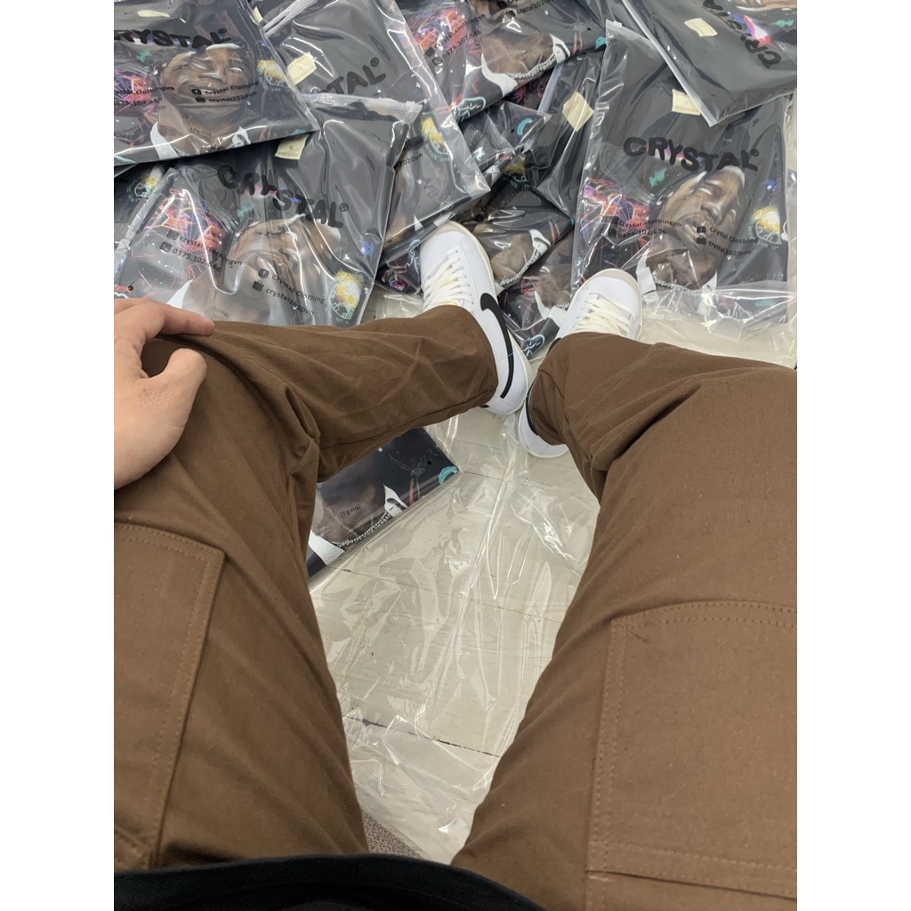 Quần kaki cargo pant Crystal 2022