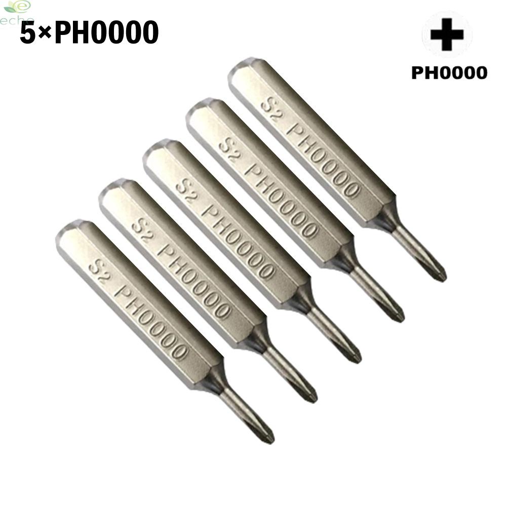 ECHO~H4×28mm Cross Screwdriver Bits PH0000 PH000 PH00 PH0 PH1 PH2 4mm Hex Shank High Quality#Ready Stock