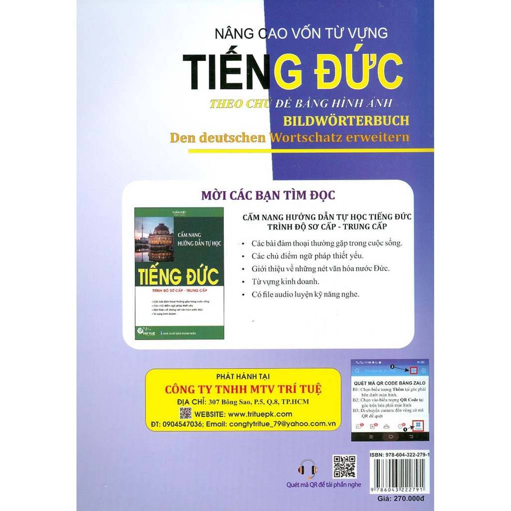 Sách - Nâng Cao Vốn Từ Vựng Tiếng Đức Theo Chủ Đề Bằng Hình Ảnh