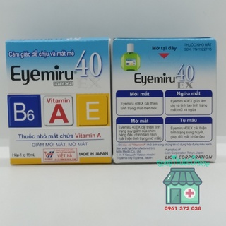 Nhỏ mắt Eyemiru 40EX lọ 15ml